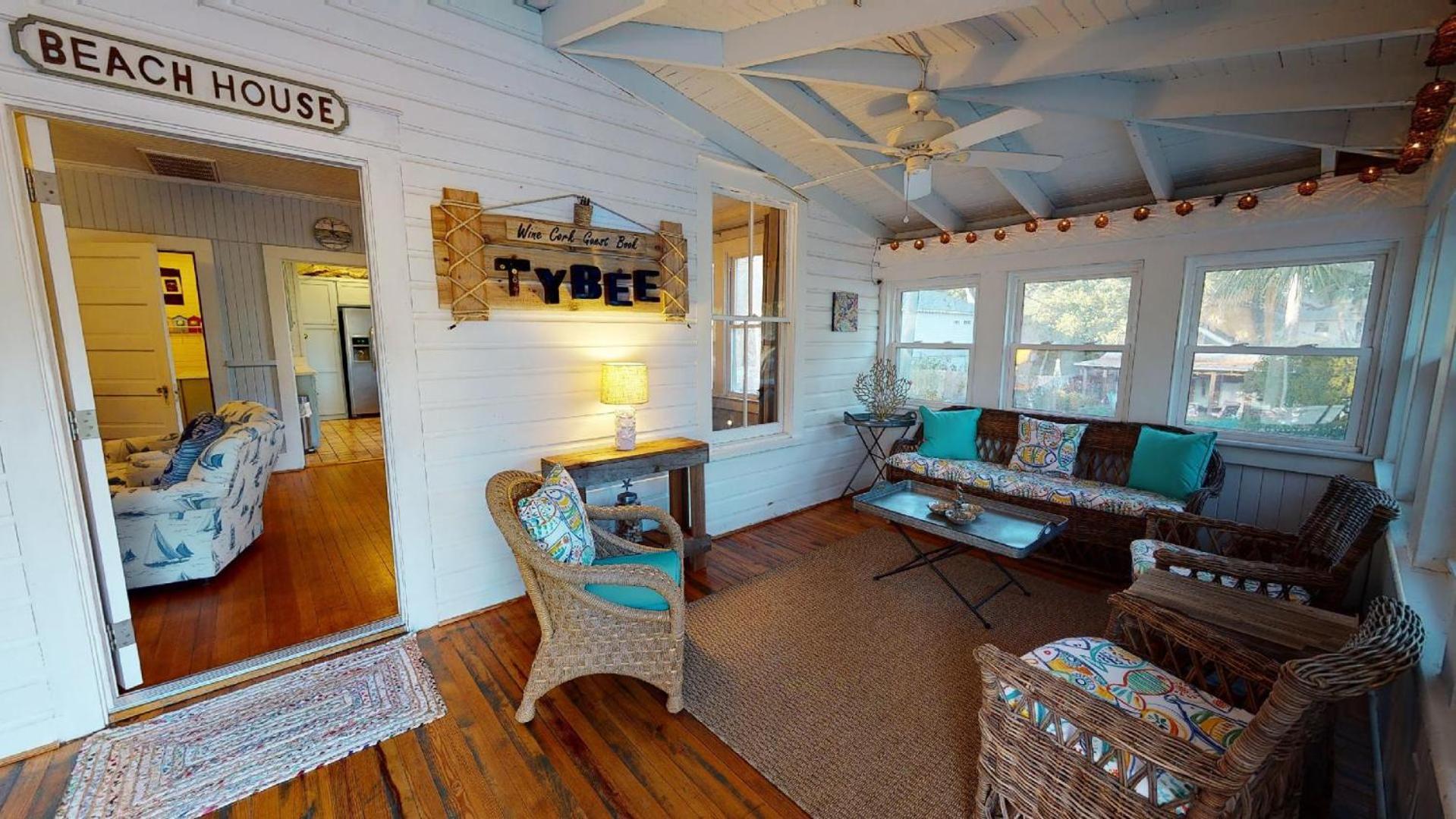 1201 Lovell Avenue By Tybee Beach Vacation Rentals 티베아일랜드 외부 사진